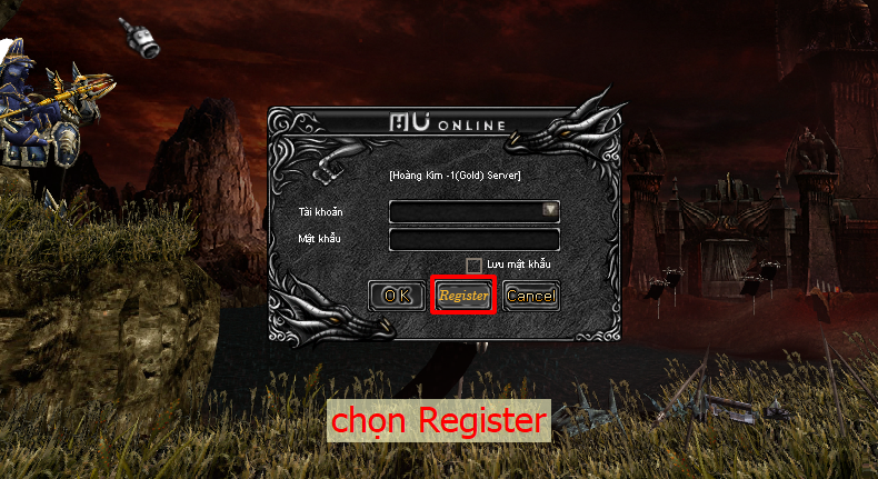 Bước 2 - Chọn Register